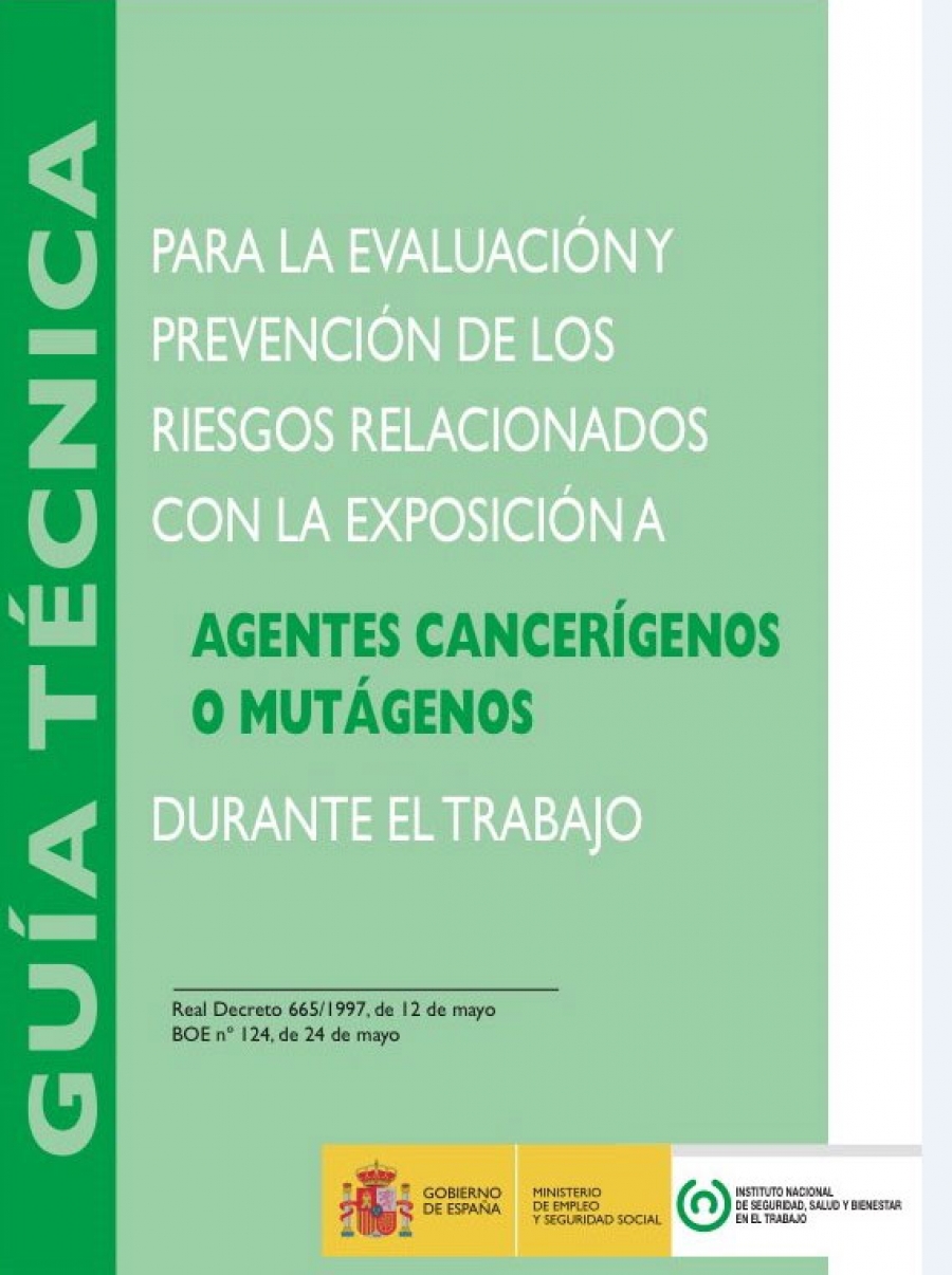 Gua tcnica para la evaluacin y prevencin de los riesgos relacionados con la exposicin a agentes cancergenos o mutgenos durante el trabajo - Ao 2017 (en catlogo)
